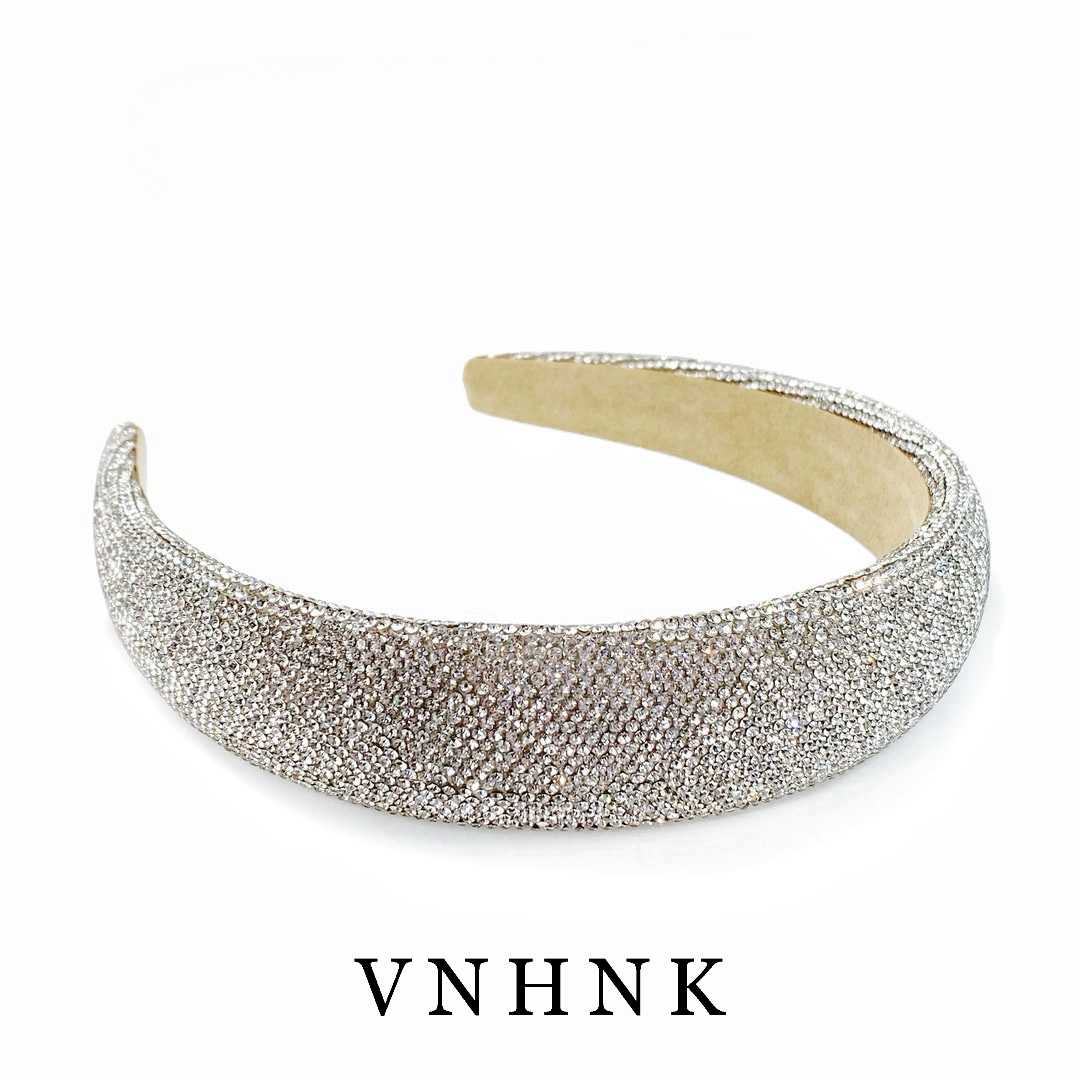 美可儿   R470   银色气质时尚百搭发箍