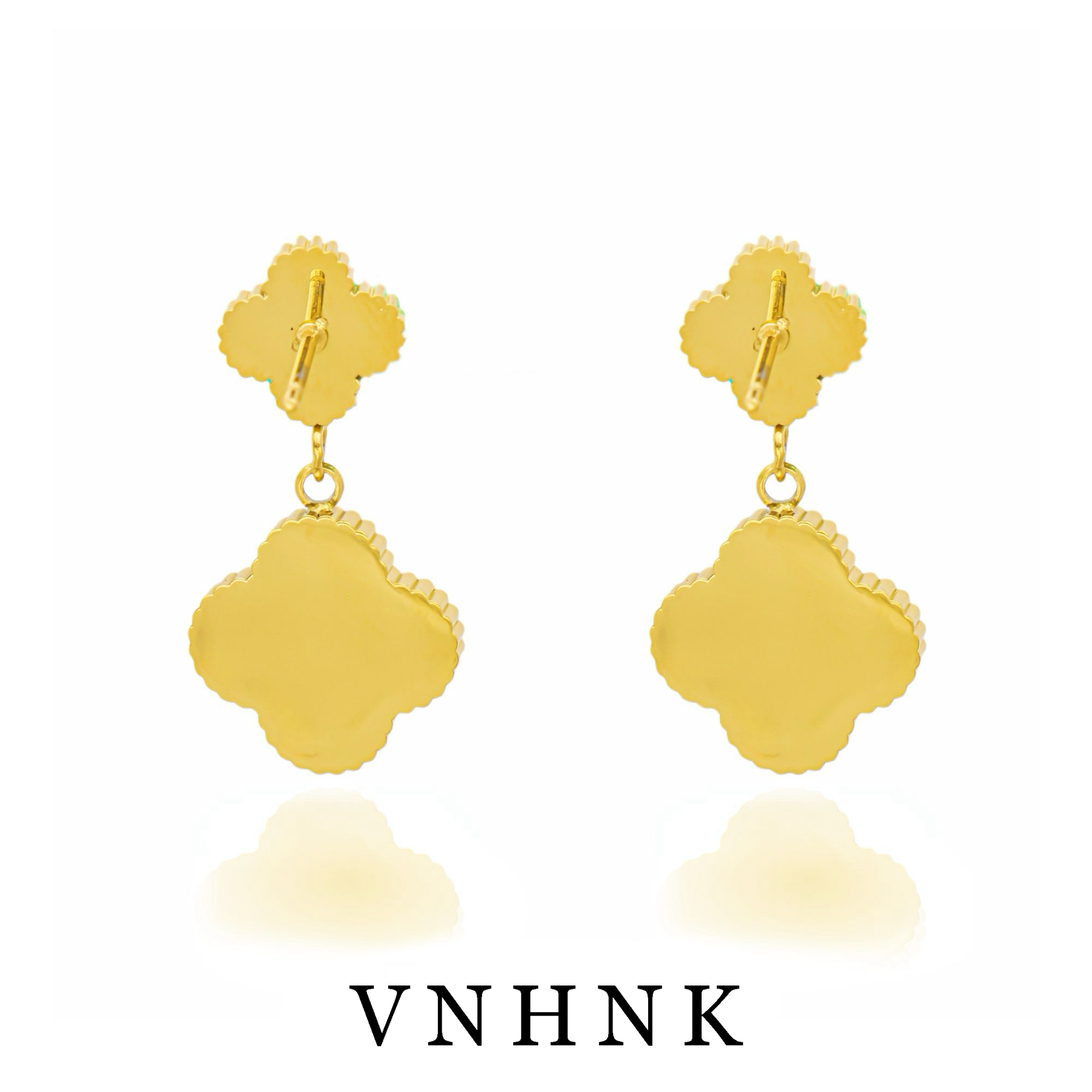 钛钢耳饰 美可儿   D31  金色时尚气质百搭耳环