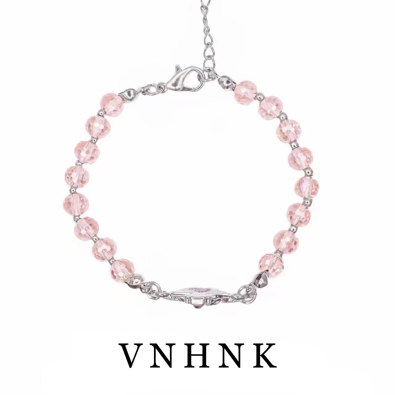 铜合金仿水晶手链 美可儿   A400   粉色（20cm）时尚气质百搭手链