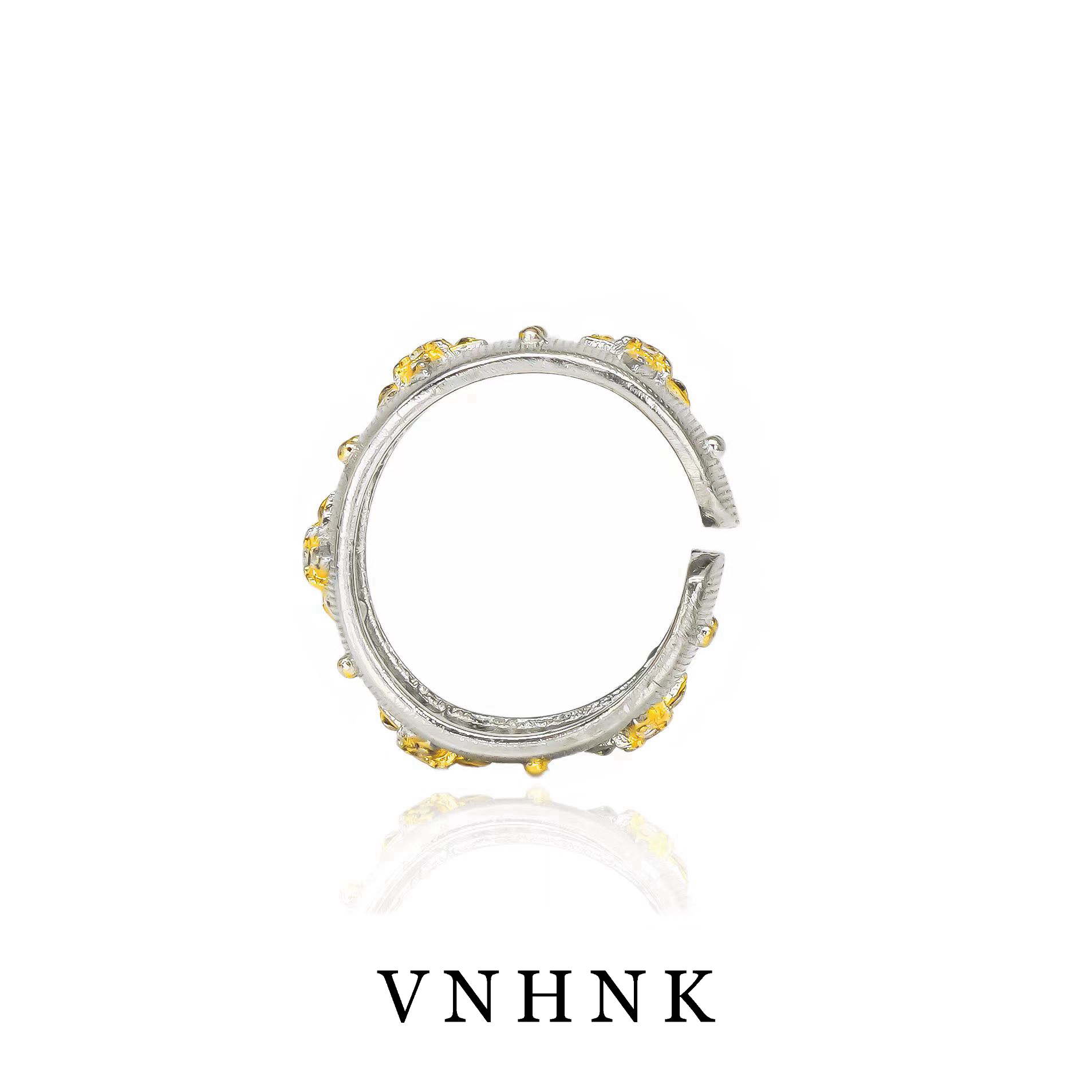 铜合金合成锆石戒指 美可儿   B128   银色时尚气质百搭戒指