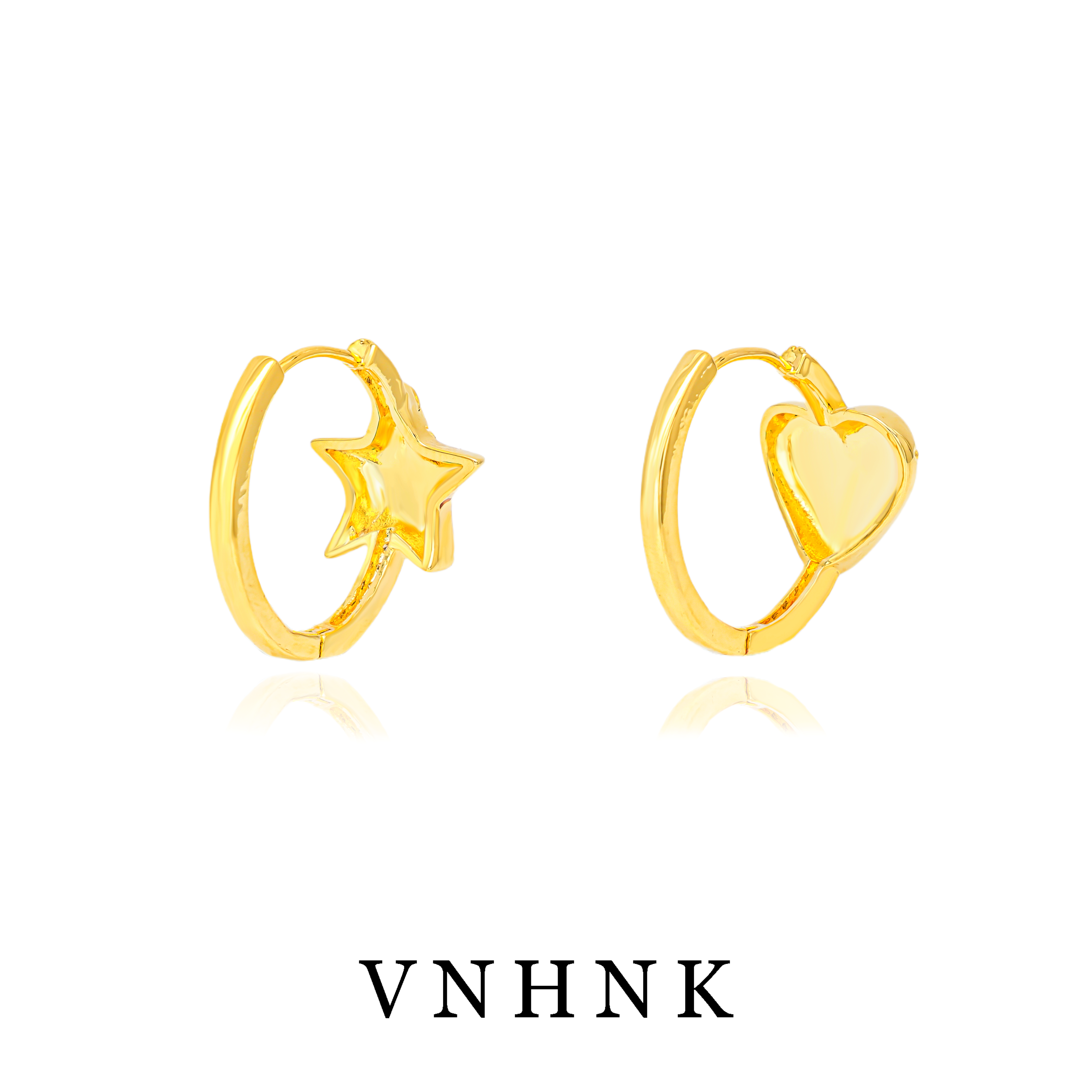 铜合金合成锆石耳饰 美可儿   G170   金色简约时尚耳环