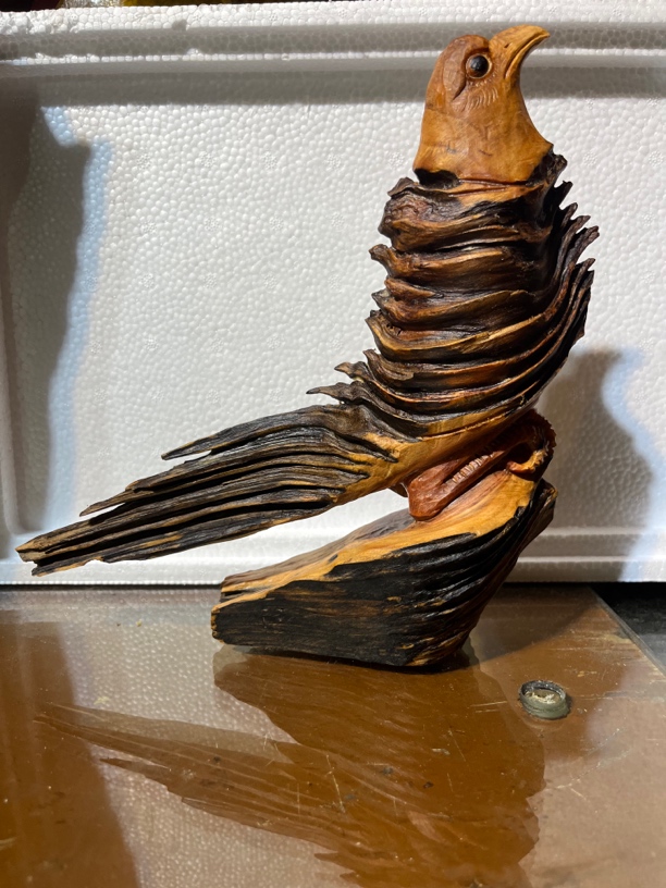 松香木唬珀木纯手工雕刻福利款