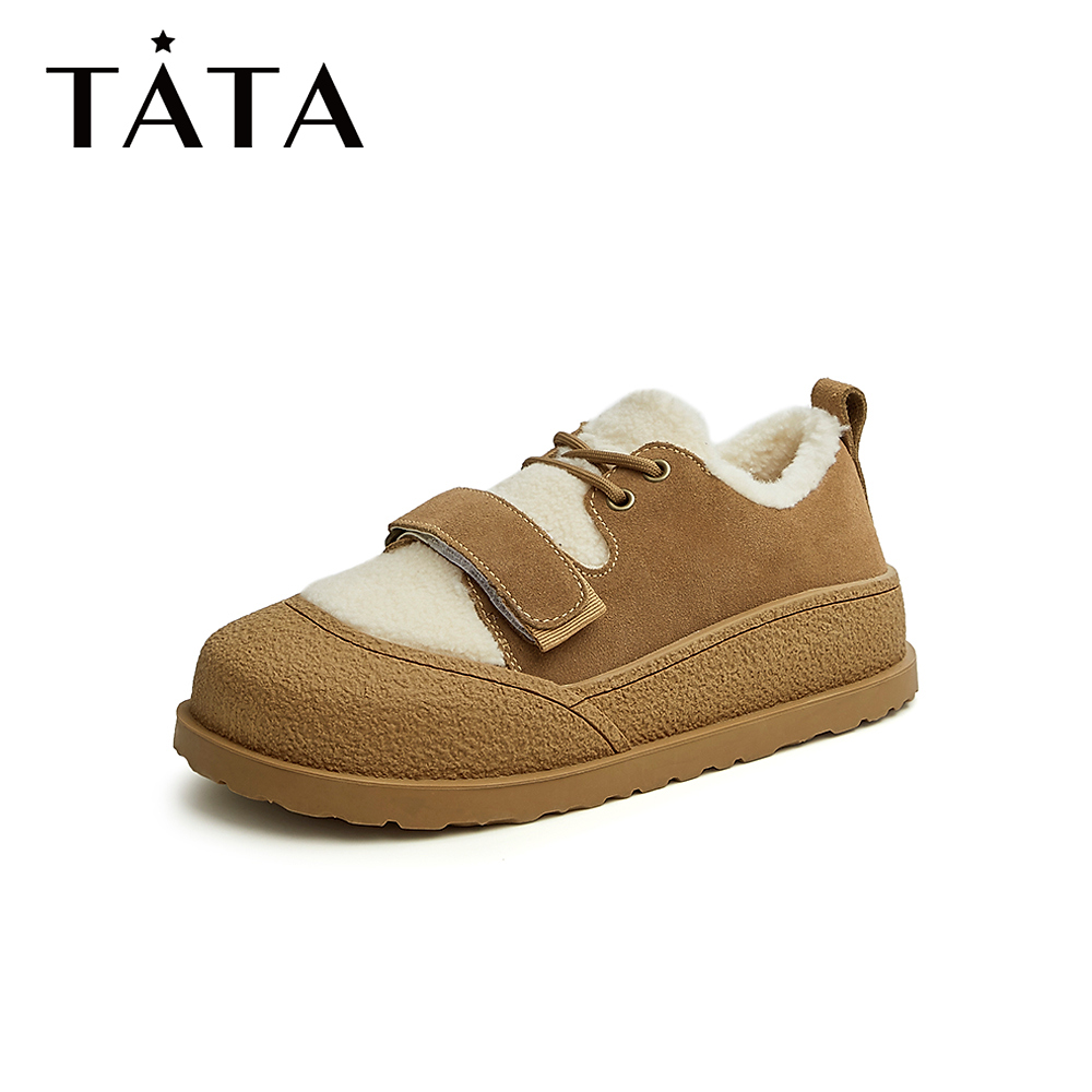【邓莎优享】Tata/他她商场同款时尚可爱百搭休闲板鞋新款WCZA1AM3