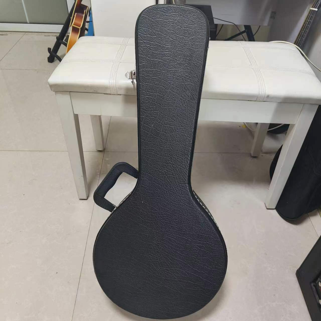 曼陀铃八弦琴盒A型皮箱黑色琴包琴盒乐器皮箱
