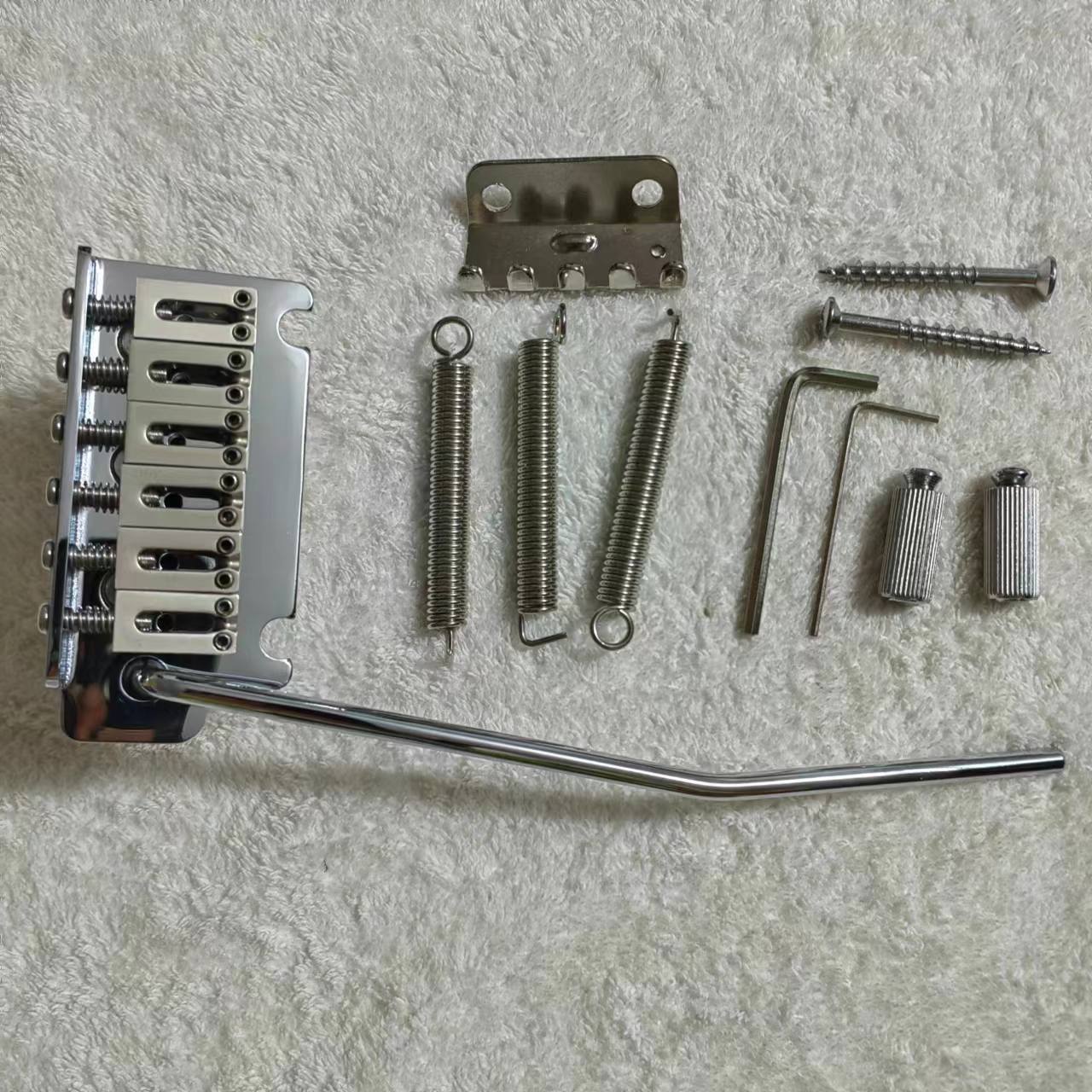 电吉他小双摇琴桥拉线板铬色BG-1003-A型号