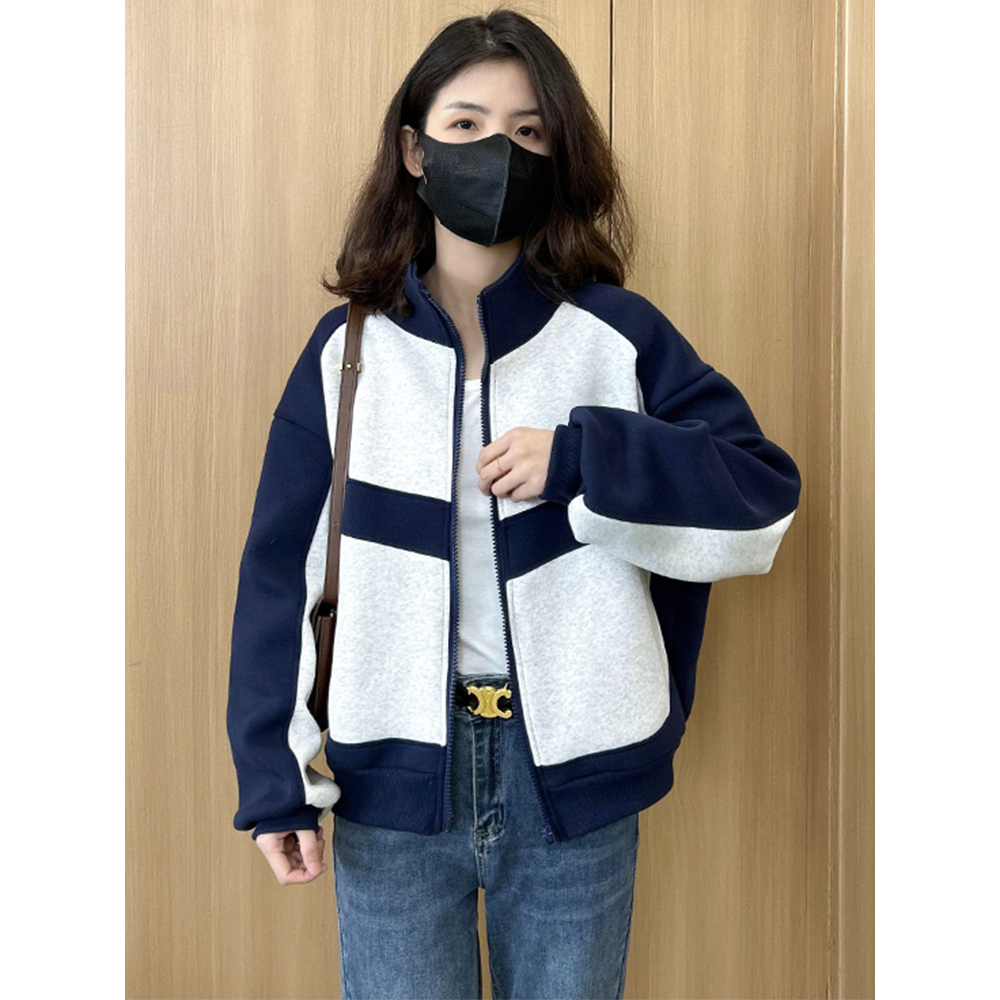 短款感欧货休闲春秋风2025夹克女装学院上衣高级棒球爆款新款外套