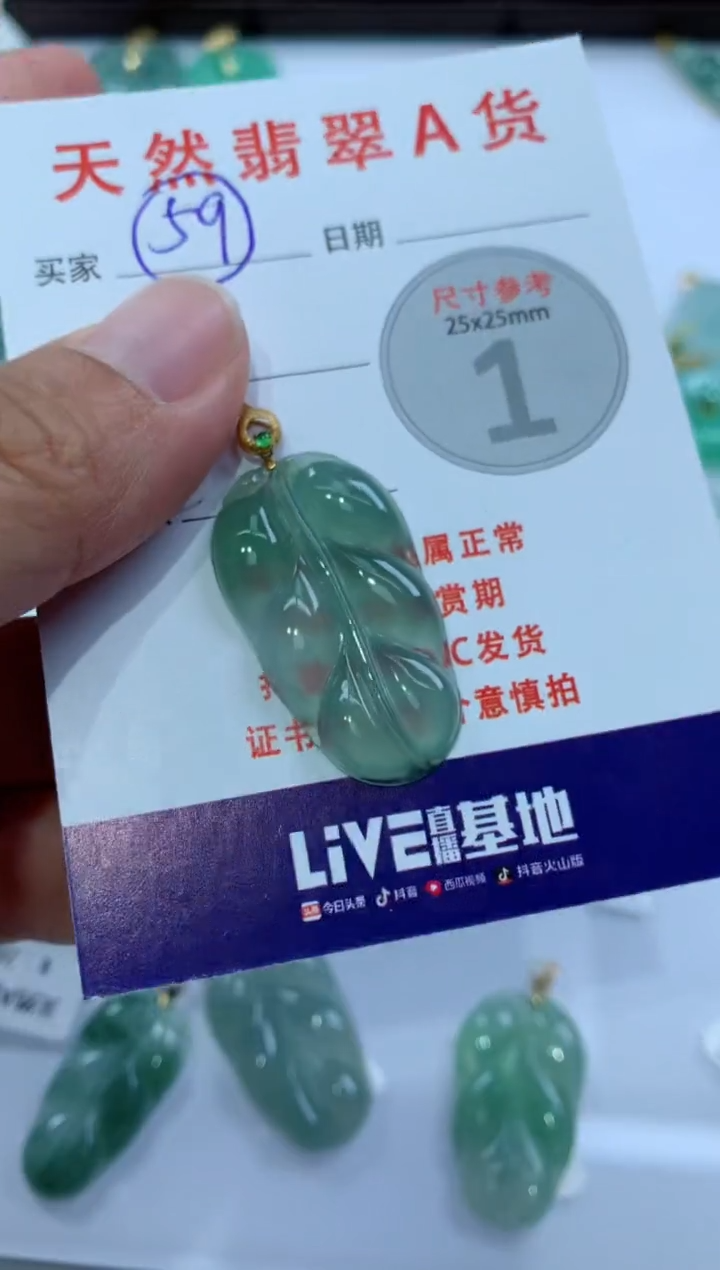 【闪购商品】翡翠颈饰未镶嵌天然A货翡翠