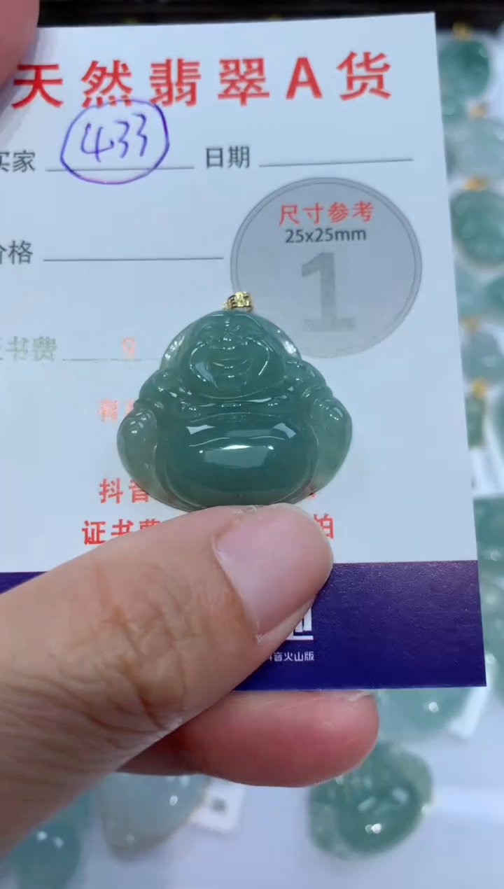 【闪购商品】翡翠颈饰未镶嵌天然A货翡翠
