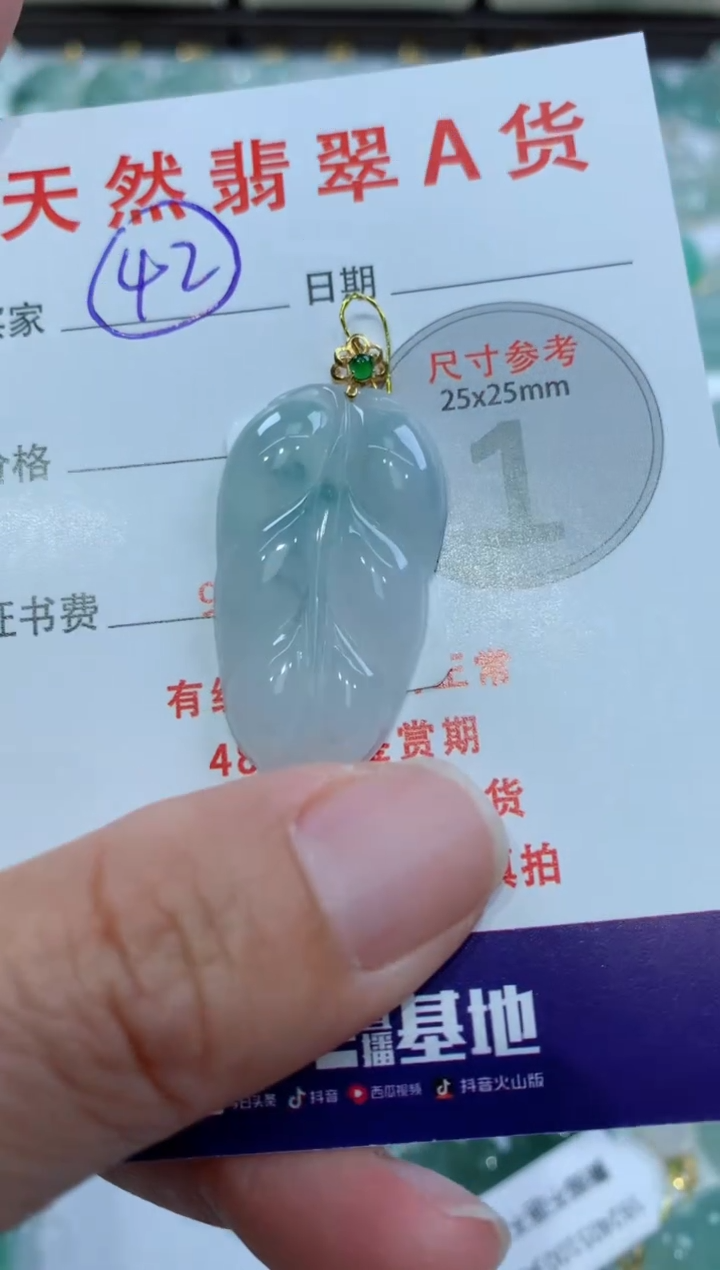 【闪购商品】翡翠颈饰未镶嵌天然A货翡翠