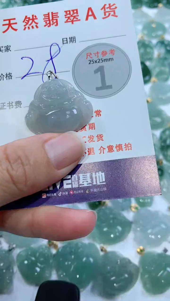 【闪购商品】翡翠颈饰未镶嵌1