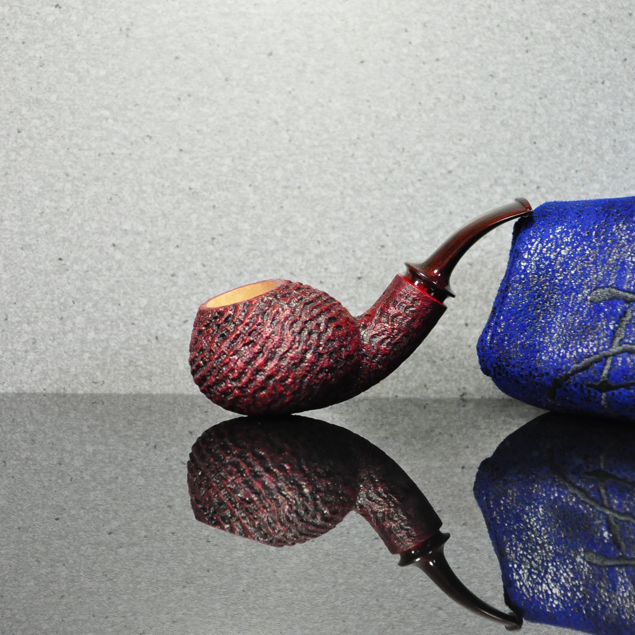 Pavel Gorbunov立陶宛帕维尔烟斗自由式酒红喷砂河豚水波纹包邮