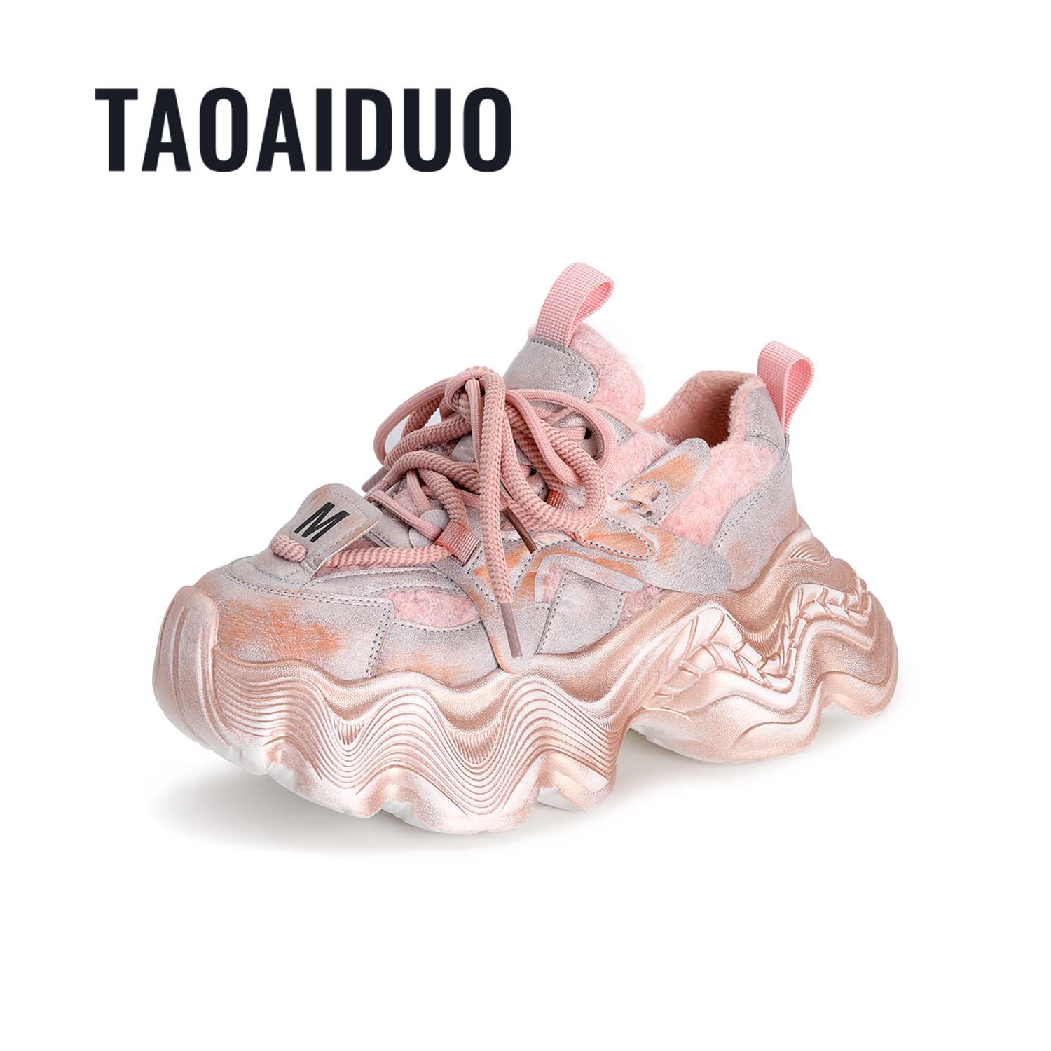 【淘爱朵●】时尚厚底增高7cm潮流百搭女士休闲鞋1585