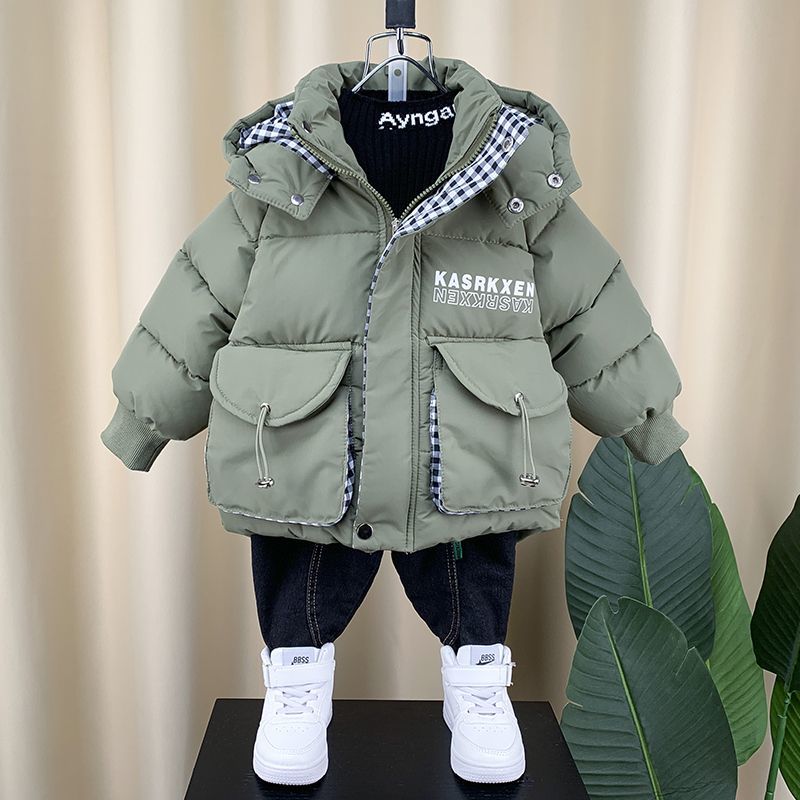 波司登男童棉服加厚外套2023新款儿童羽绒服袄冬装宝宝帅气时髦男