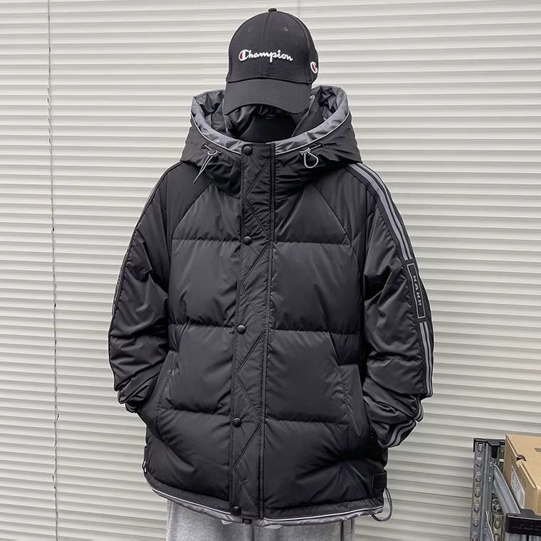 波司登男士羽绒服2023年新款冬季短款宽松潮牌连帽衣服潮流加厚保