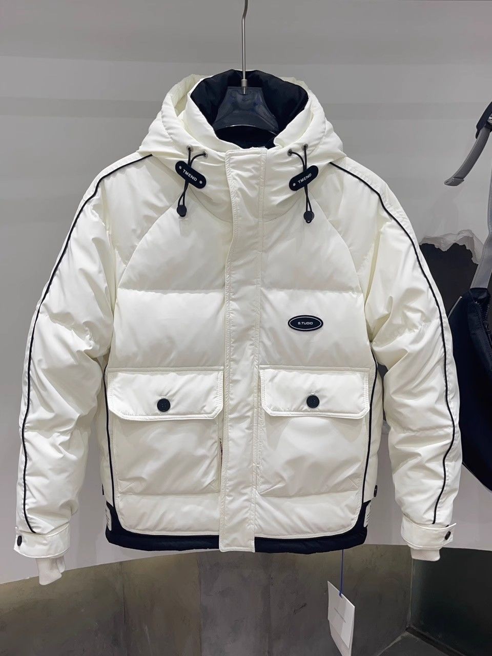 波司登潮牌羽绒服男士冬季2023新款时尚休闲加厚面包服冬装连帽保