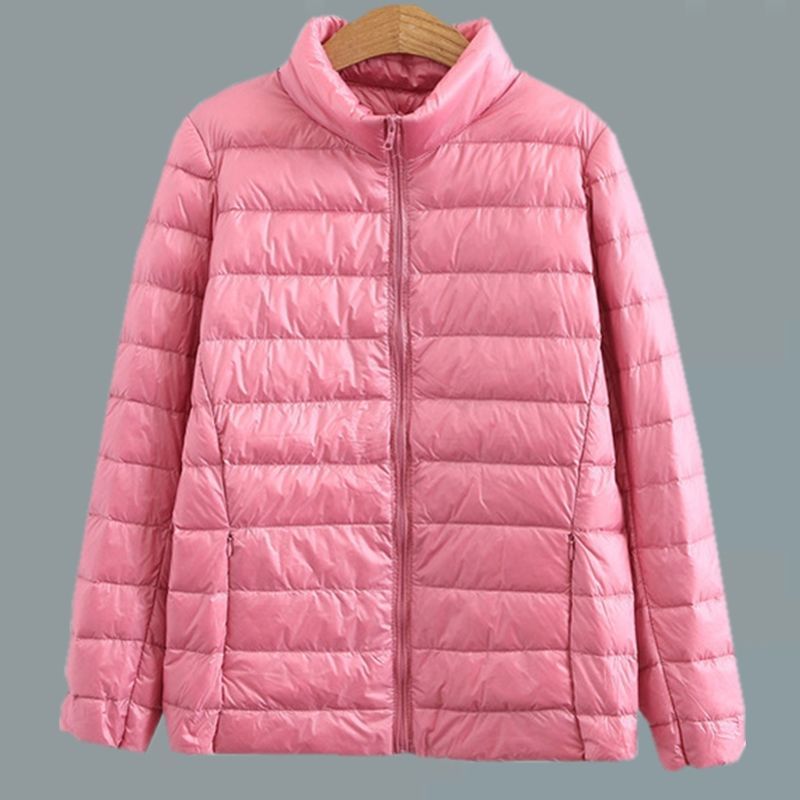 波司登加肥大码女装羽绒服200斤中老年胖mm外搭轻薄立领保暖羽绒