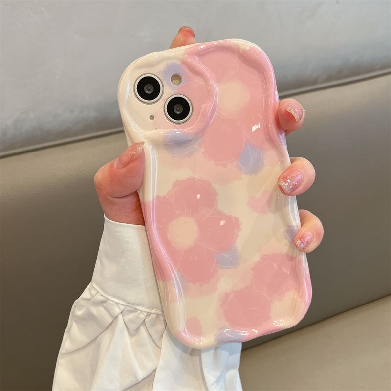ins花朵爱心 适用iphone15苹果14手机壳女13华为vivo小米oppo红米