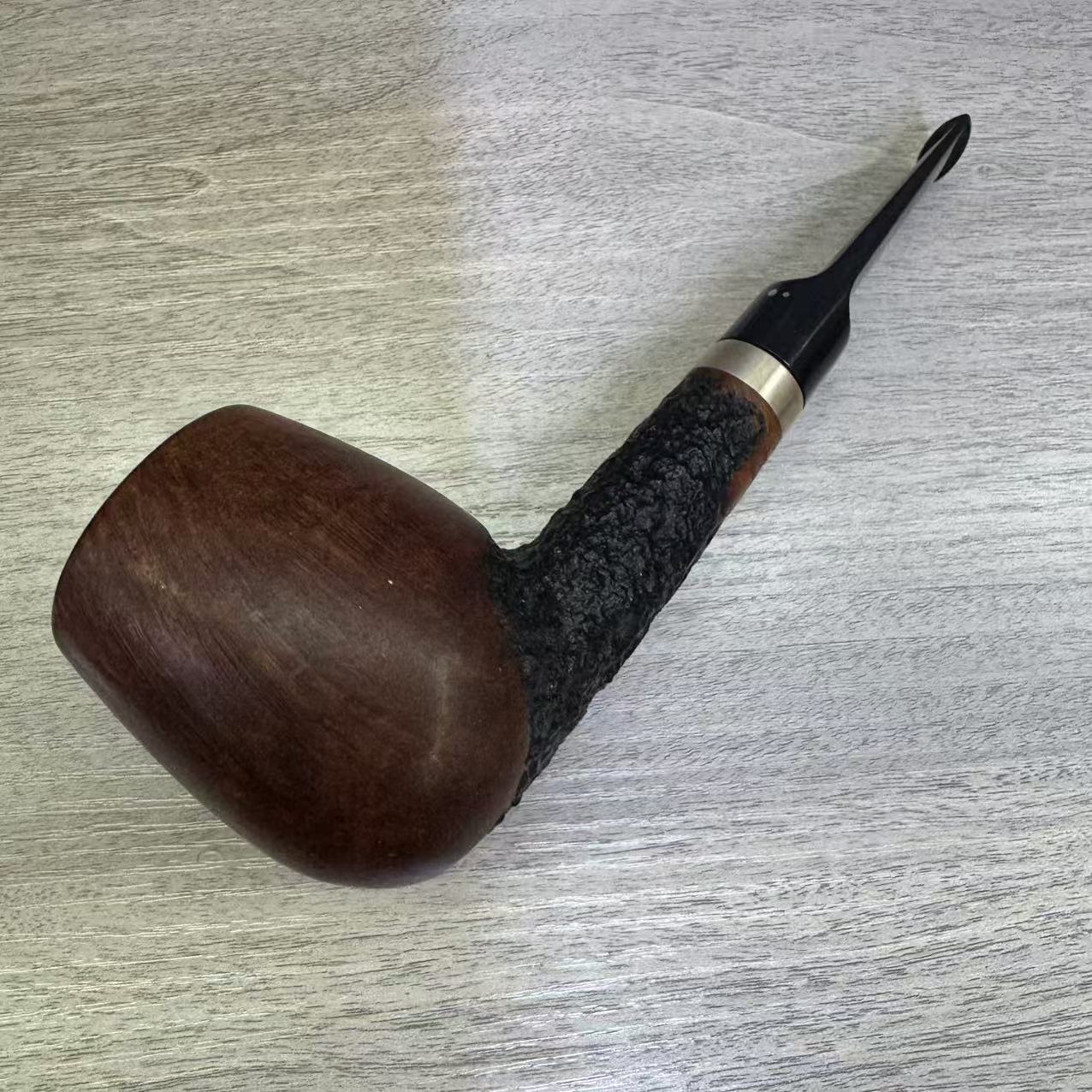 丹麦保罗温斯洛烟斗老斗新款总是两个点一个比另外一个大一点银圈