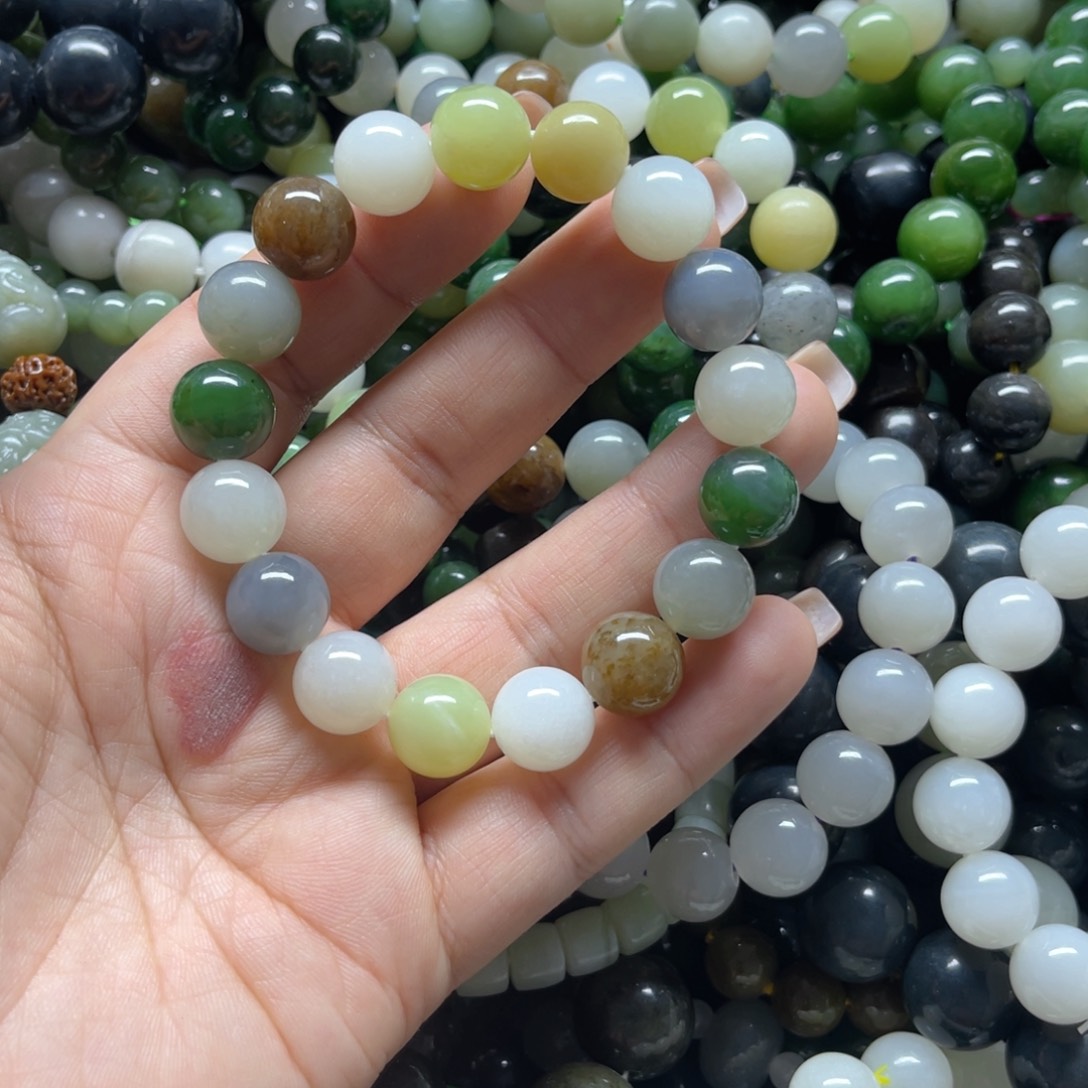 和田玉手链未镶嵌