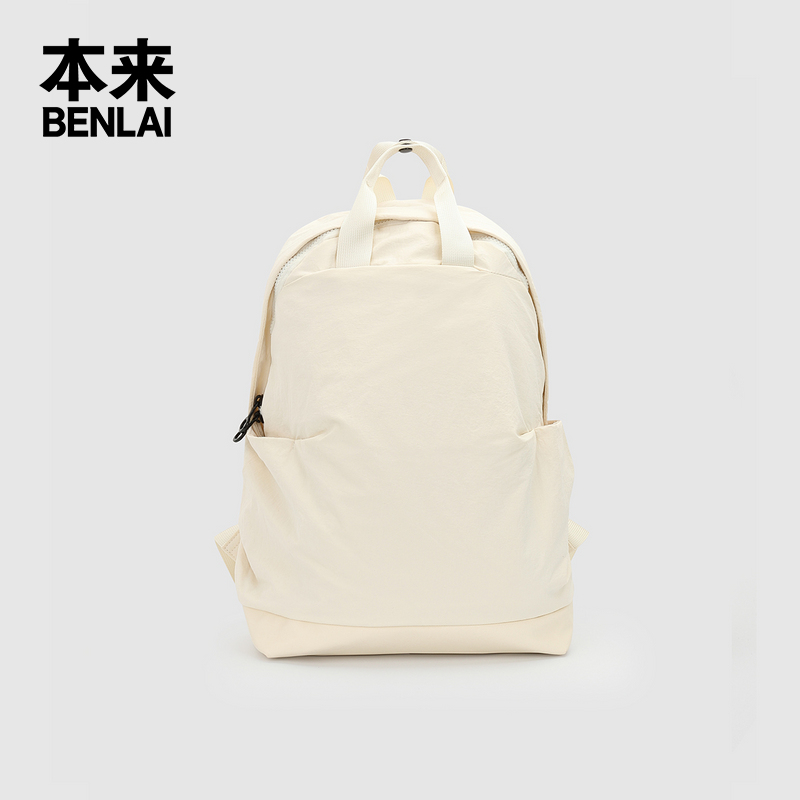 本来BENLAI男士尼龙轻轻便户外双肩包新款徒步运动ins大容量背包