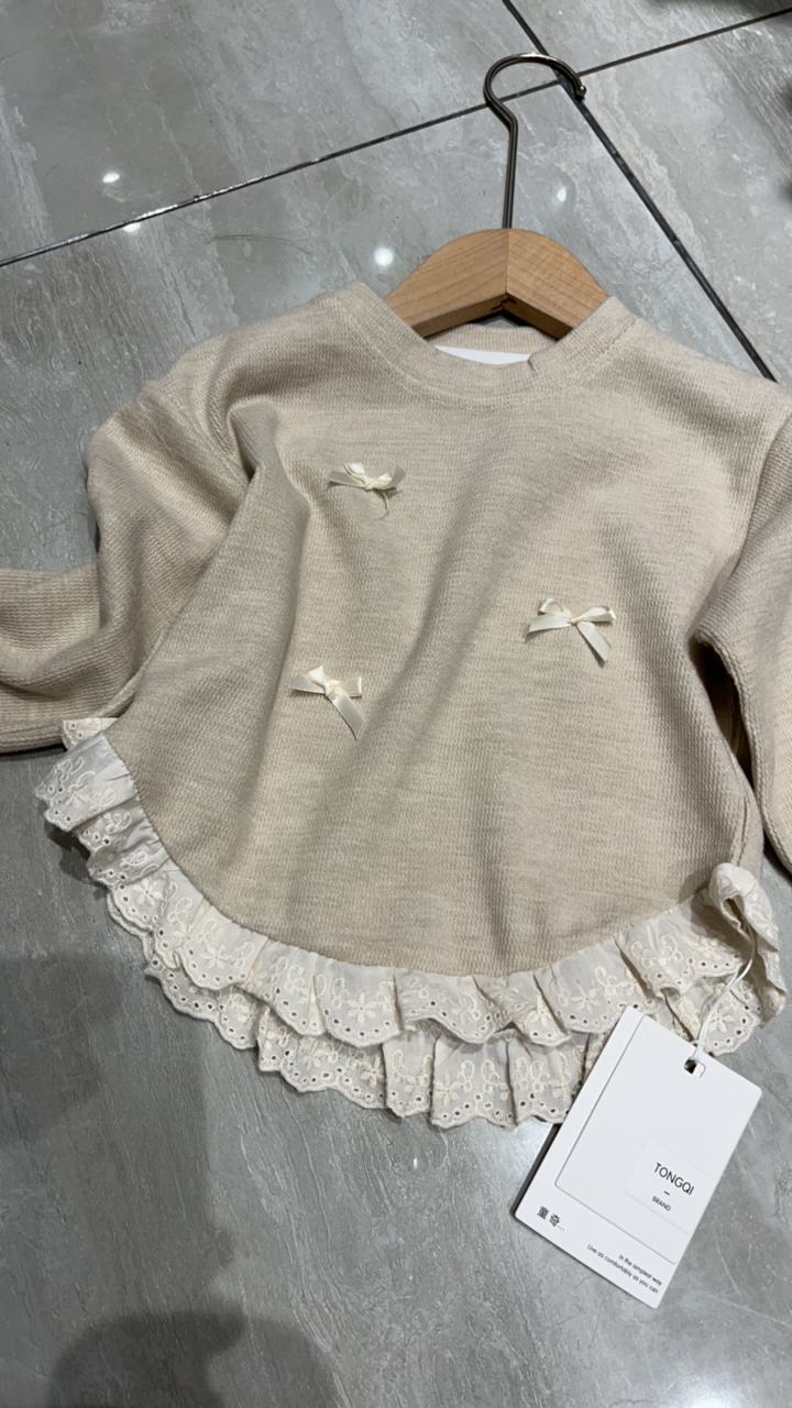 秋款韩版宽松休闲背心洋气蕾丝