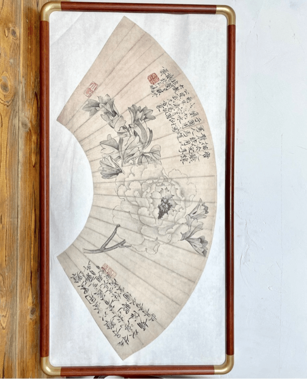 65×33仿铜圆角画框相框国画书法十字绣四尺客厅挂墙白木定制装裱