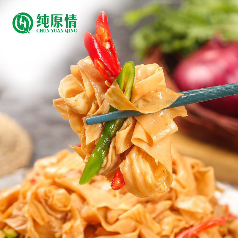 纯原情 大豆素肉 豆制品  豆千张 人造肉豆皮 3斤装