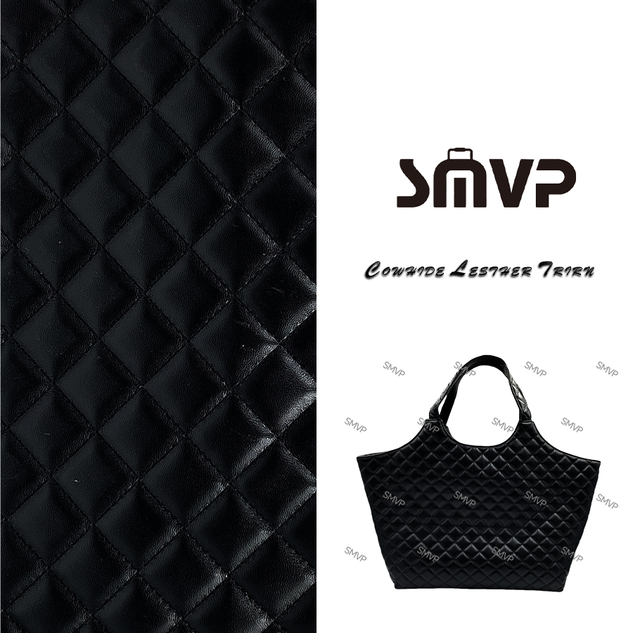 SMVP手工真皮女包 大购物袋阳包 0084 黑色