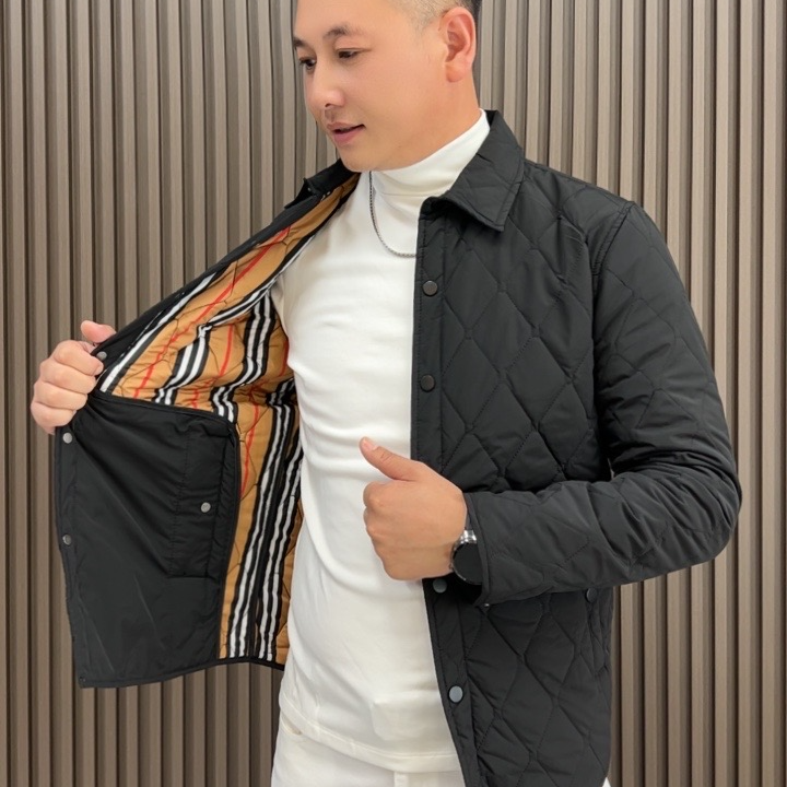 棉服秋冬新款拉链时尚百搭棉衣男士轻奢