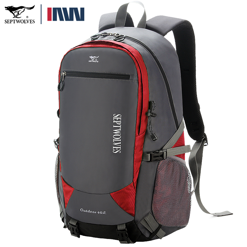 耐磨户外双肩包男士休闲旅行登山包多功能轻便女士双肩背防泼水