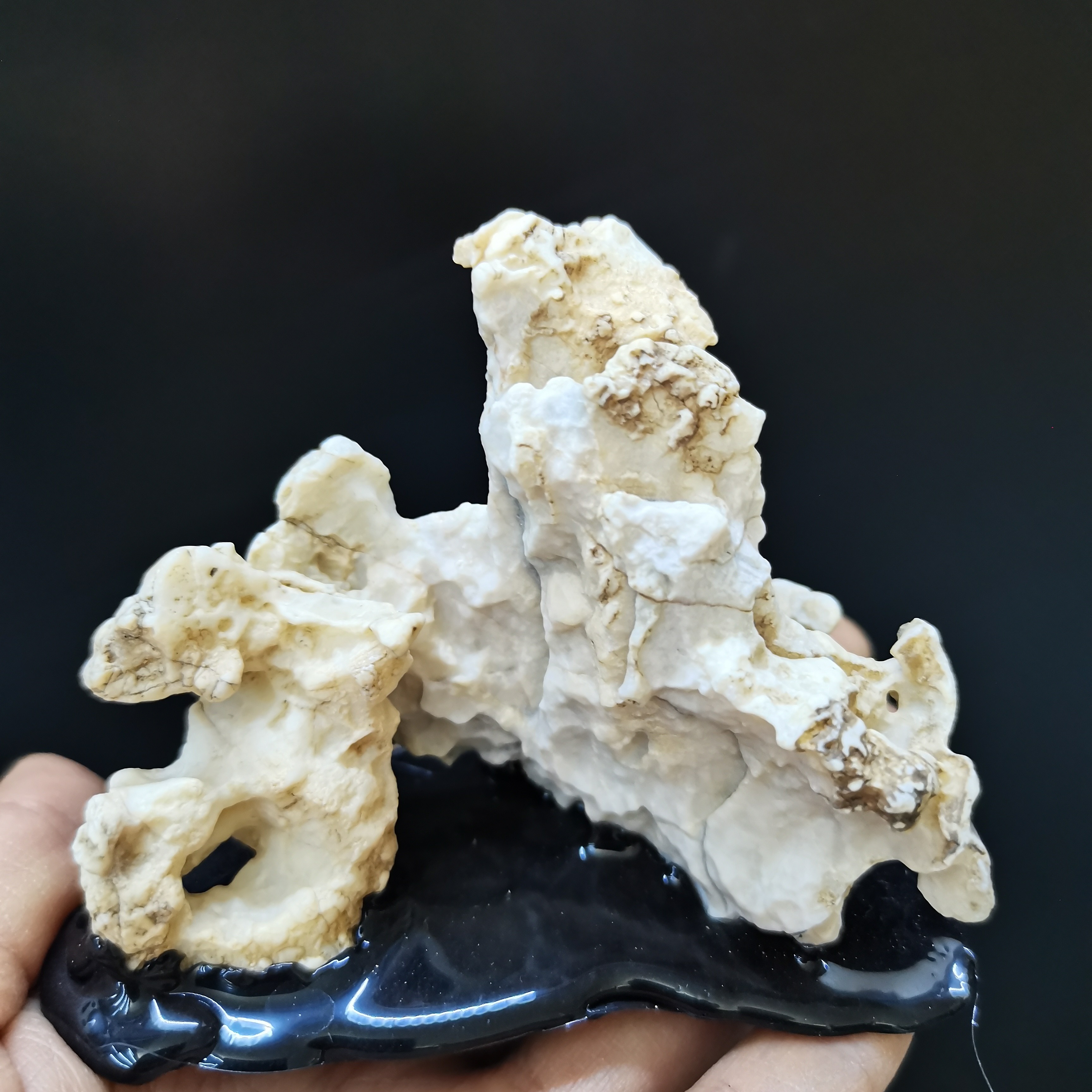 新疆戈壁石风凌石蛋白石木化石泥石工艺品摆件