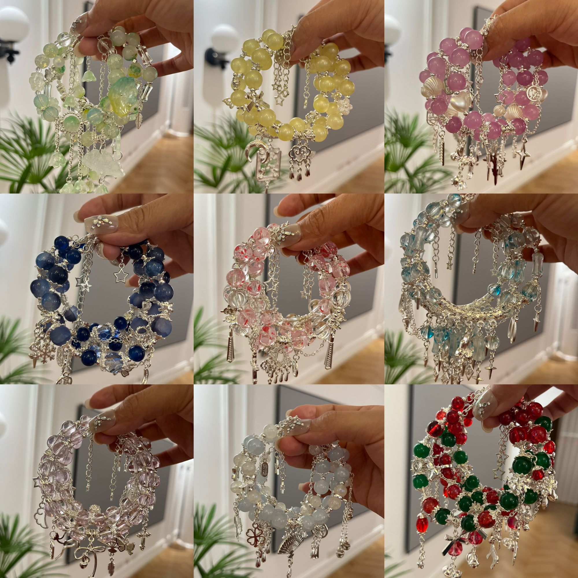 【直播配货】琉璃手串创意DIY串珠琉璃珠手链