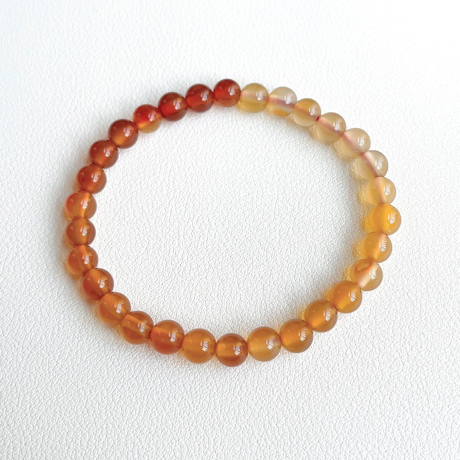 【渐变美拉德】红玛瑙渐变手串/约6mm28粒/离火运/多样性发货