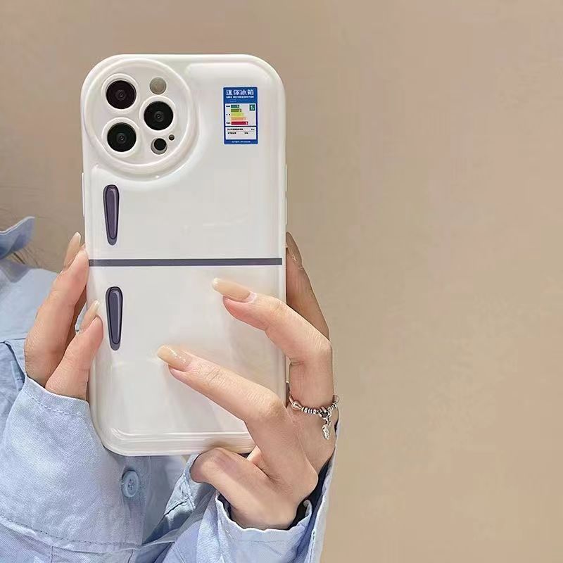 创意冰箱适用iphone15/14/12/11/xr手机壳苹果13华为vivo小米oppo