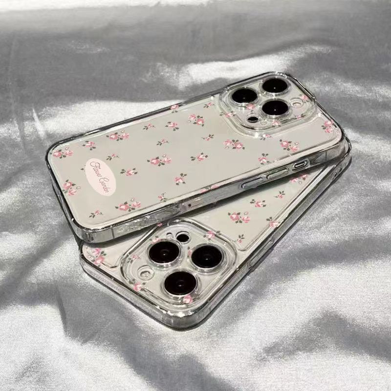 法式碎花适用iphone15/14/12/11/xr手机壳苹果13华为vivo小米oppo
