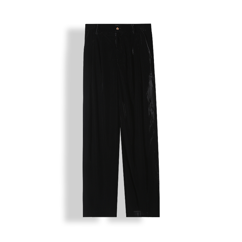 【八度陈老师】气质丝绒直筒裤DY-12089