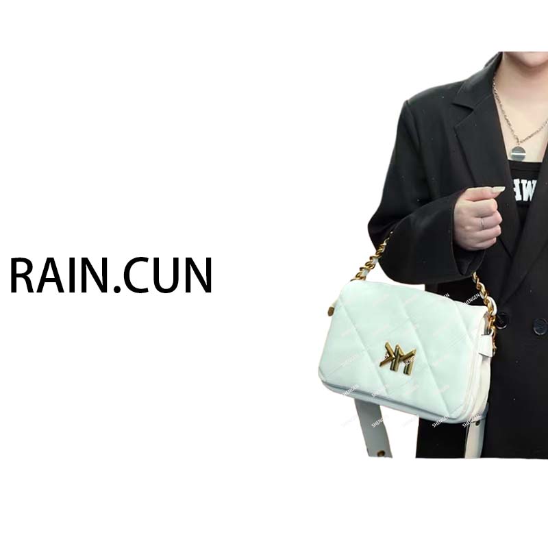 【瑞熙定制】FES-5034-白色轻奢小众设计感时尚百搭ins女士包包