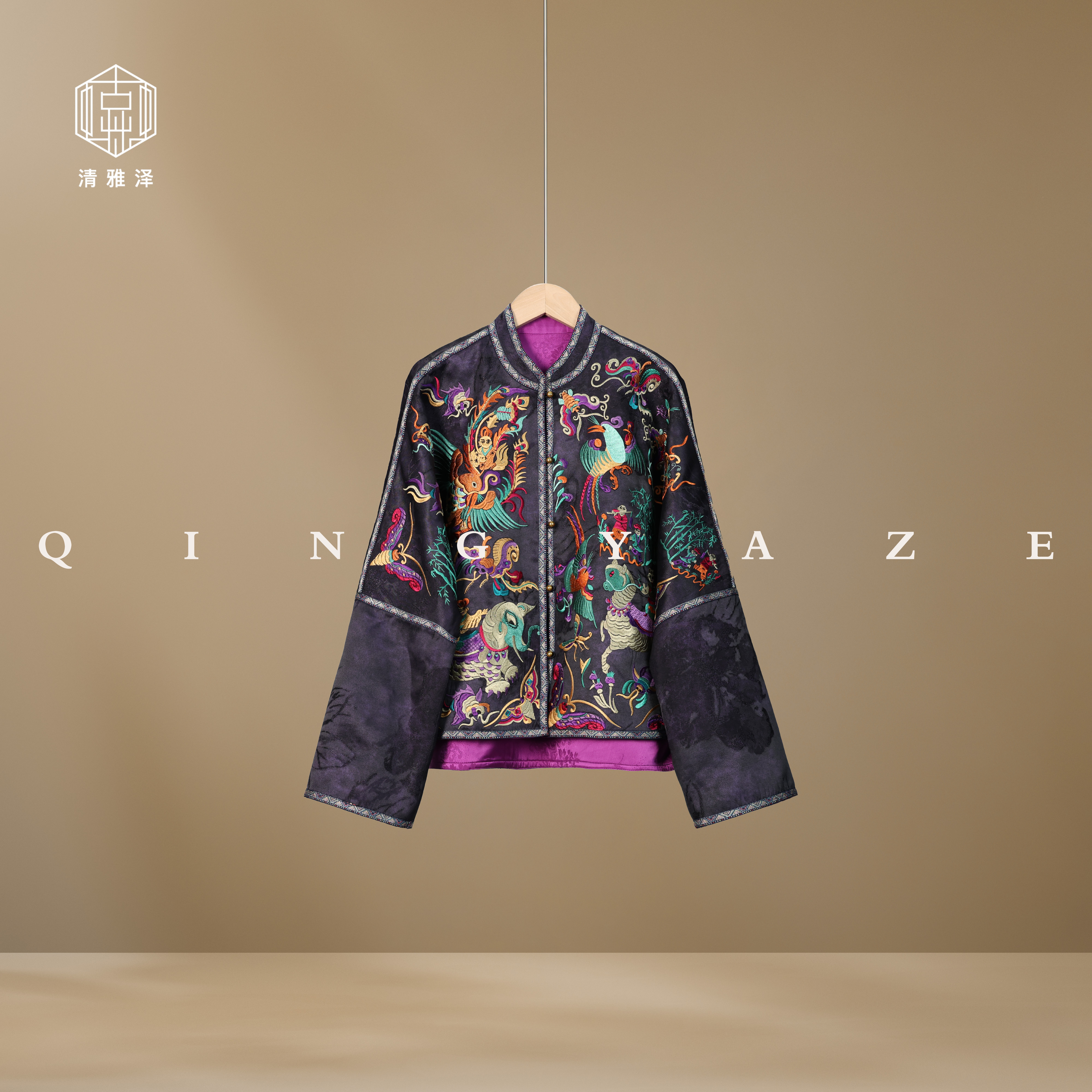 黔·苗绣！重工刺绣人丝提花外套！古拙质造GZ5120