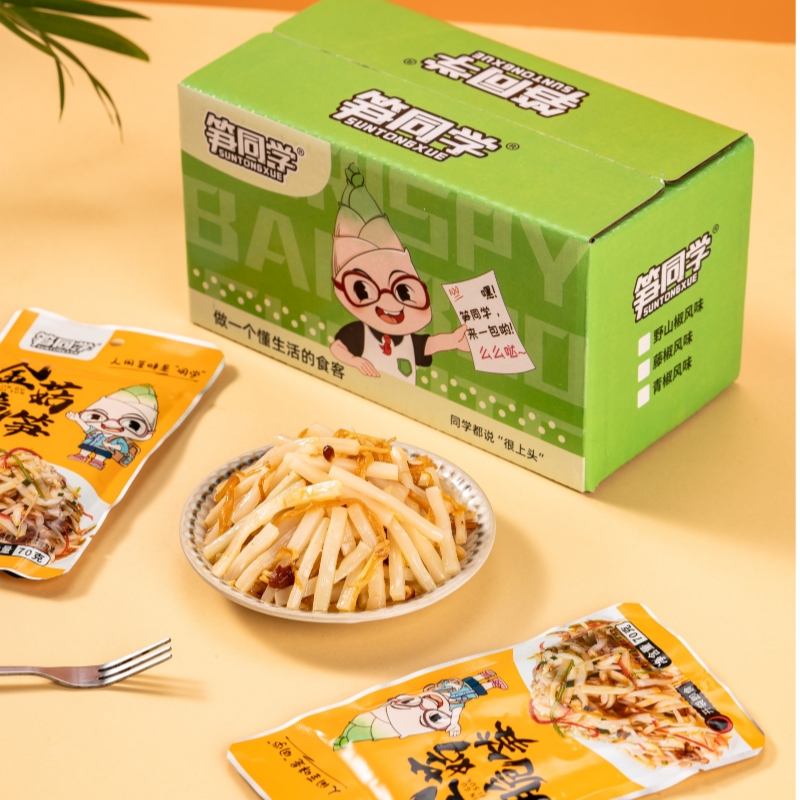 漳州一绝金菇脆笋金针菇笋丝新鲜小菜小包美味含量地道开胃下饭菜