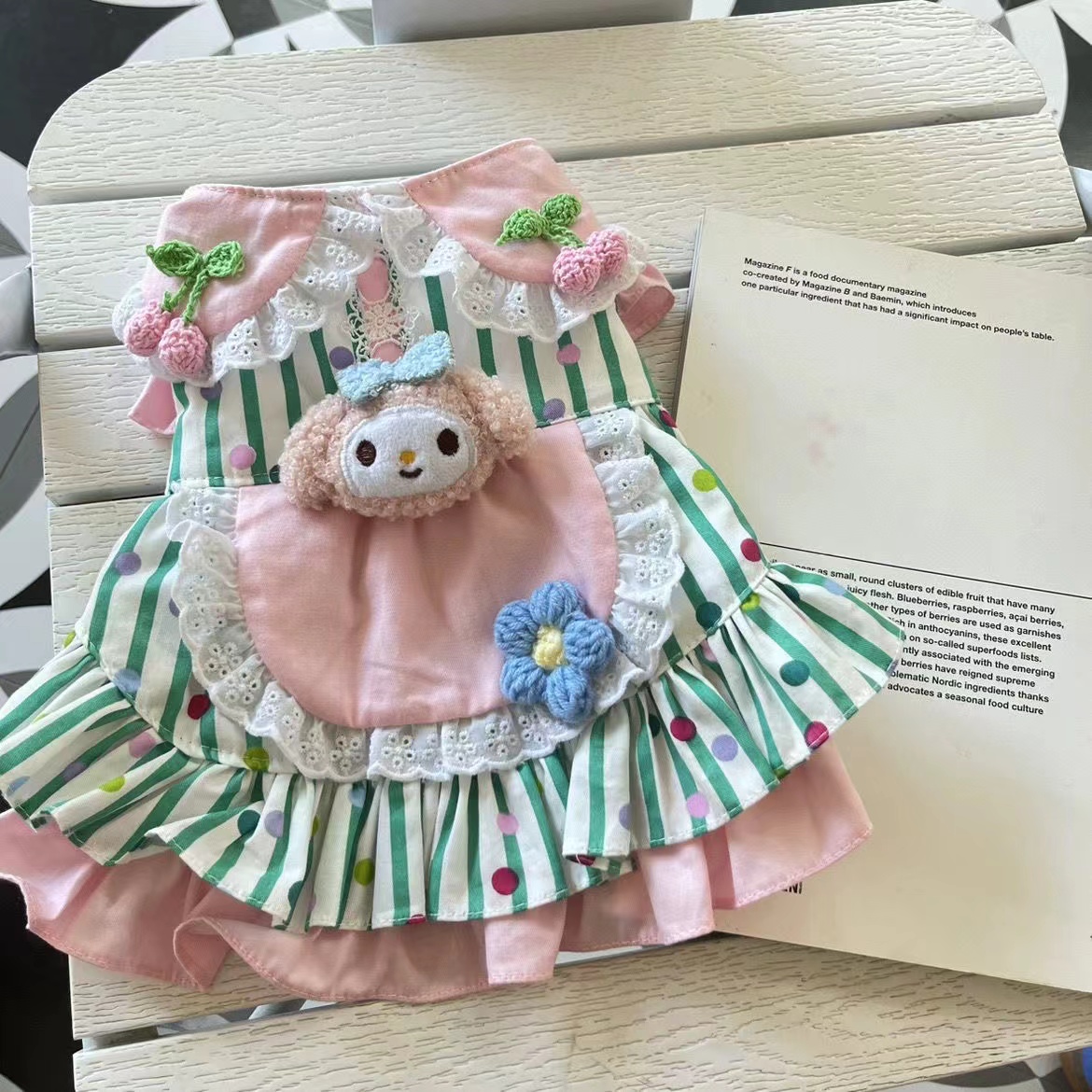 宠物衣服狗狗猫咪春夏季薄款 卡通动漫美乐蒂洛丽塔公主裙