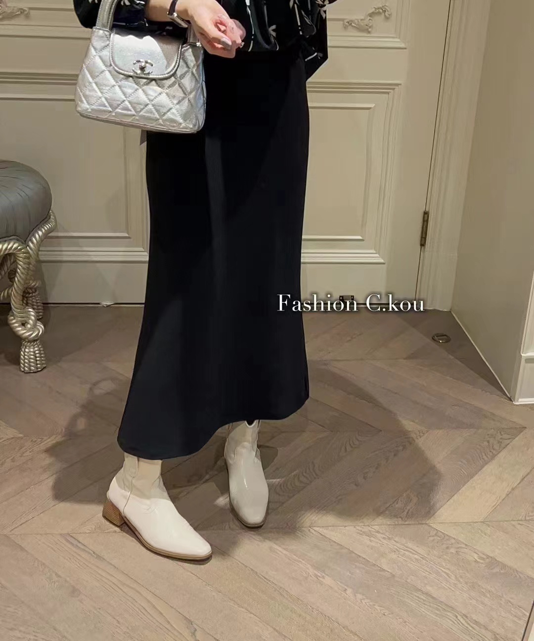 鱼尾半身裙，女秋冬新款高腰显瘦中长款