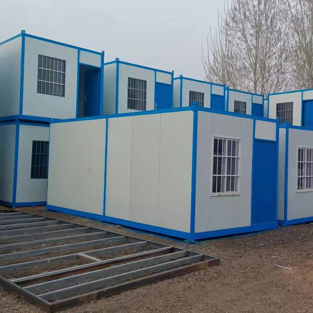 福建福州工地施工移动彩钢平板集装箱板房制作安装工厂厂家供应商