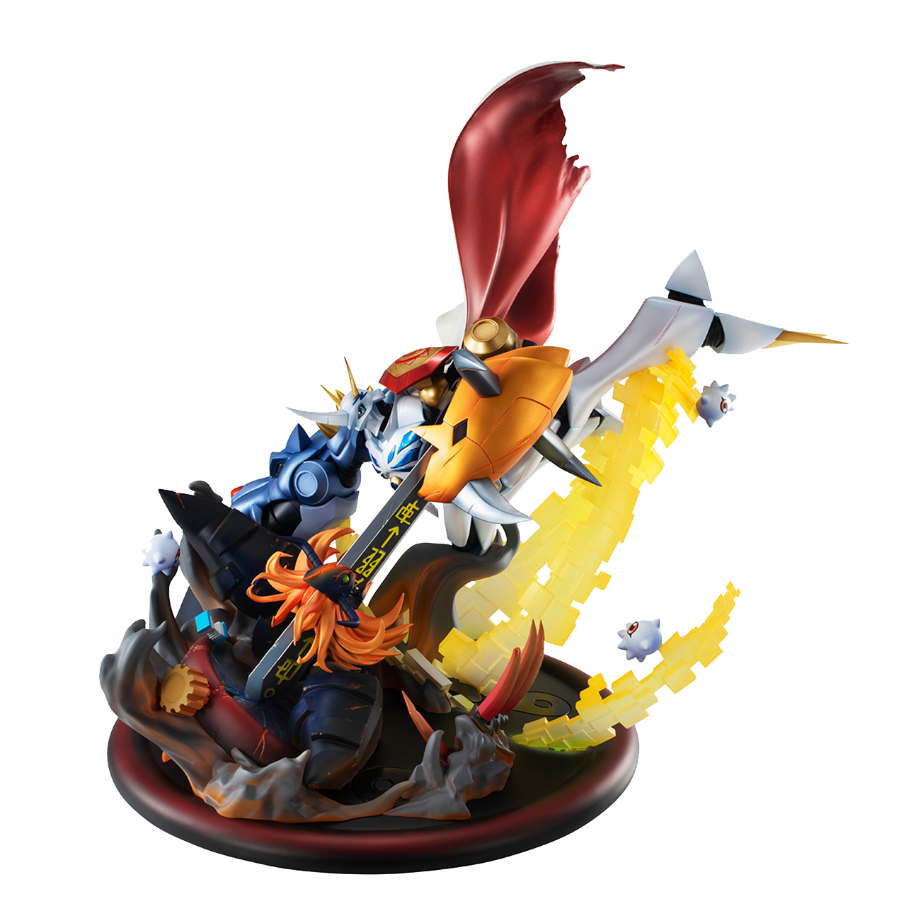 MegaHouse G.E.M. 数码暴龙大冒险 奥米加兽VS迪亚波罗兽 手办
