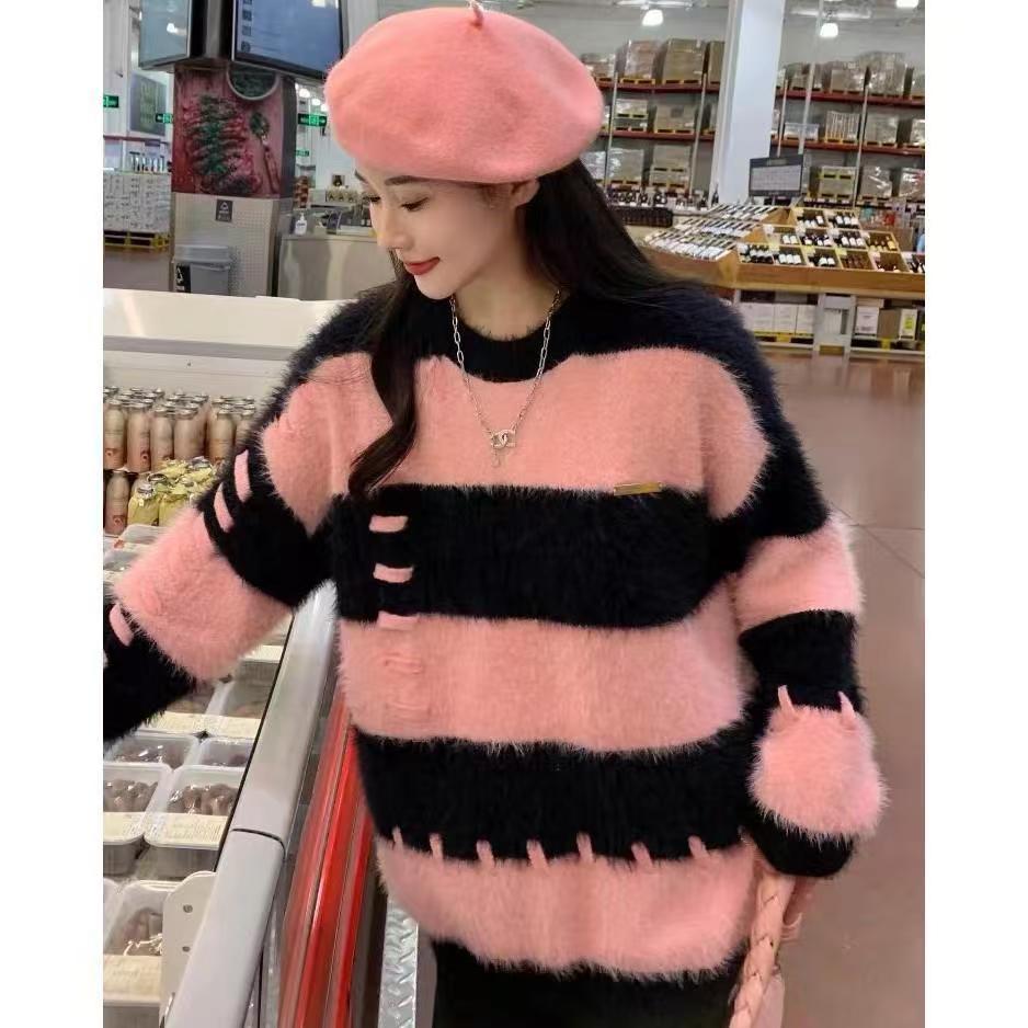 1301-1350气质百搭套头毛衣开衫