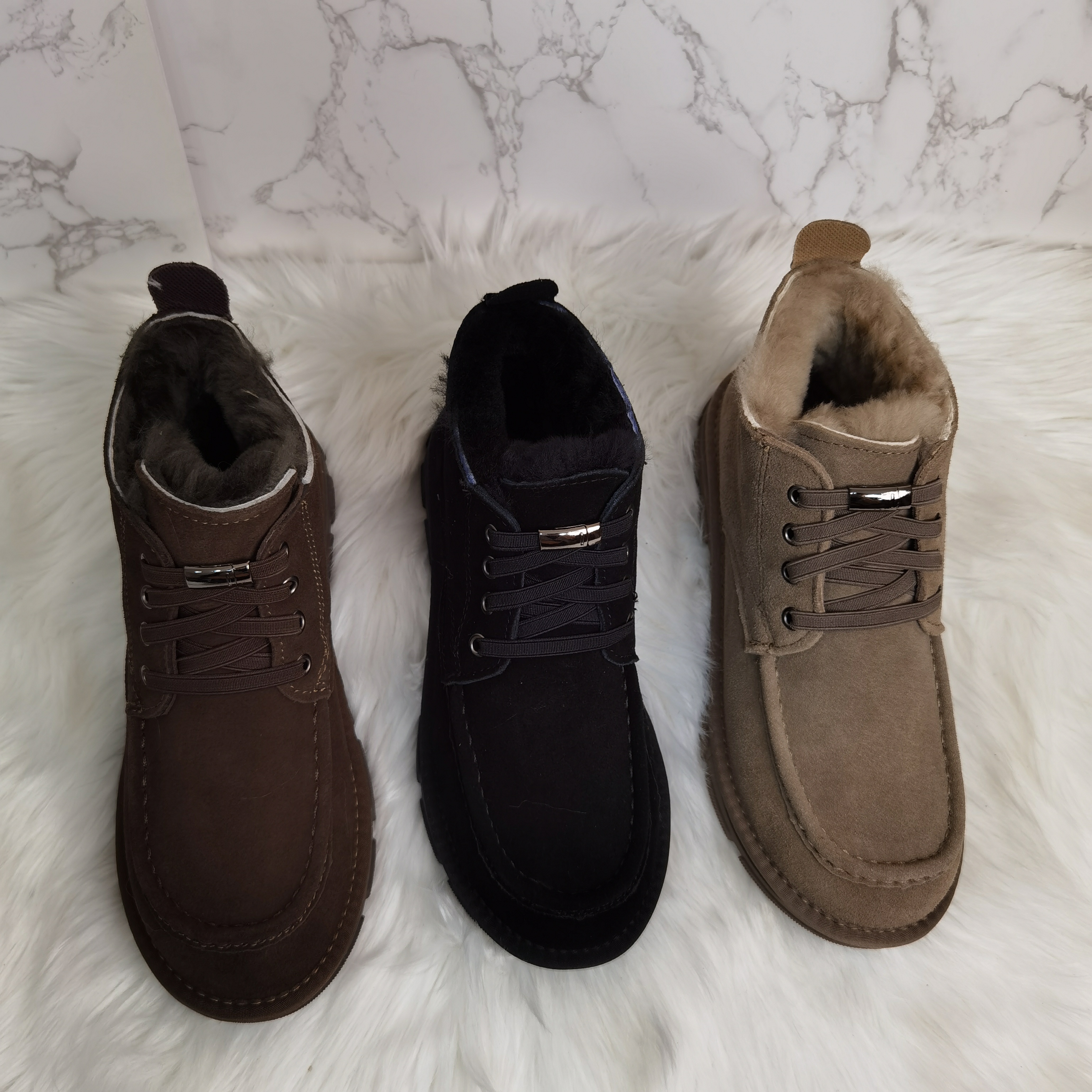 22613冬季男士新款牛皮羊毛加厚东北零下40度大棉保暖雪地鞋