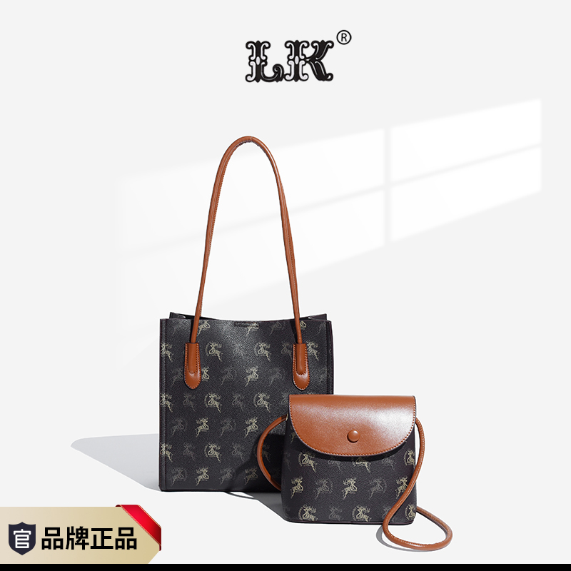 【九儿专属】时尚秋冬新款托特包包潮流百搭子母单肩包052