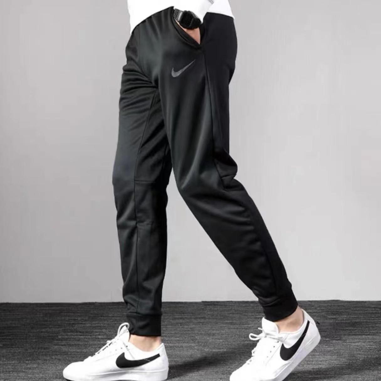 【加绒！！】耐克Nike男子秋冬运动休闲速干加绒保暖束脚收口小脚长裤
