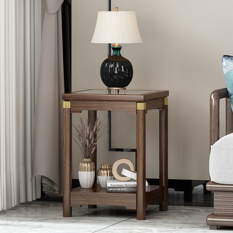 边几轻奢客厅沙发小茶几卧室中式家用高级感边柜简约桌子方几角几