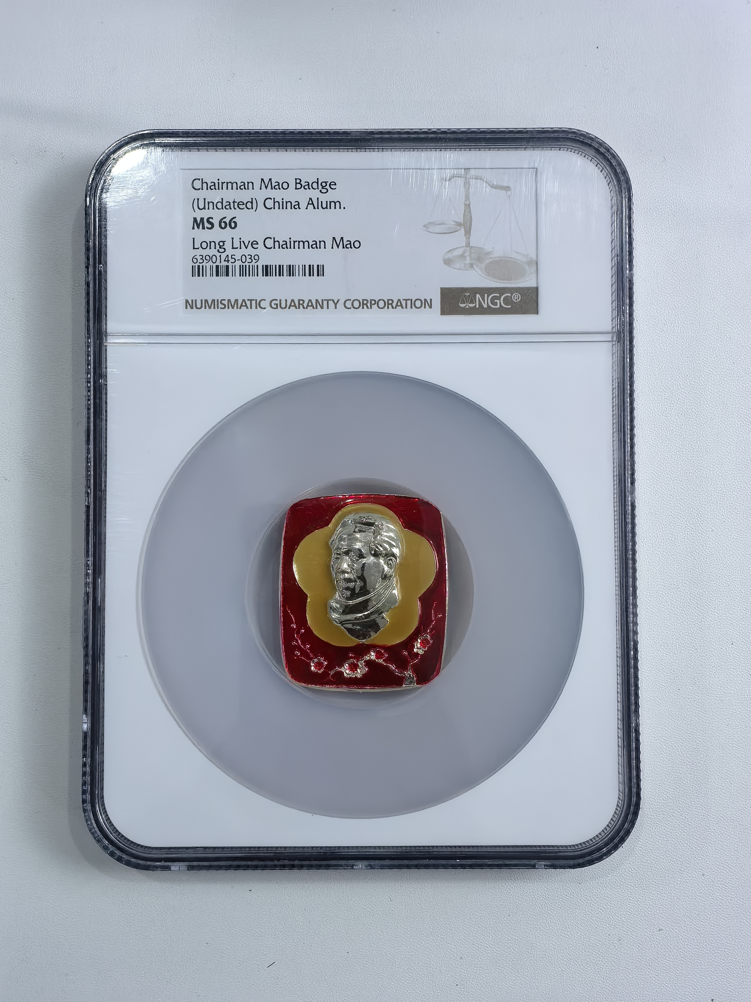 非法定货币藏门像章大盒ngc66分 内梅芯围巾梅花夜光6390145039