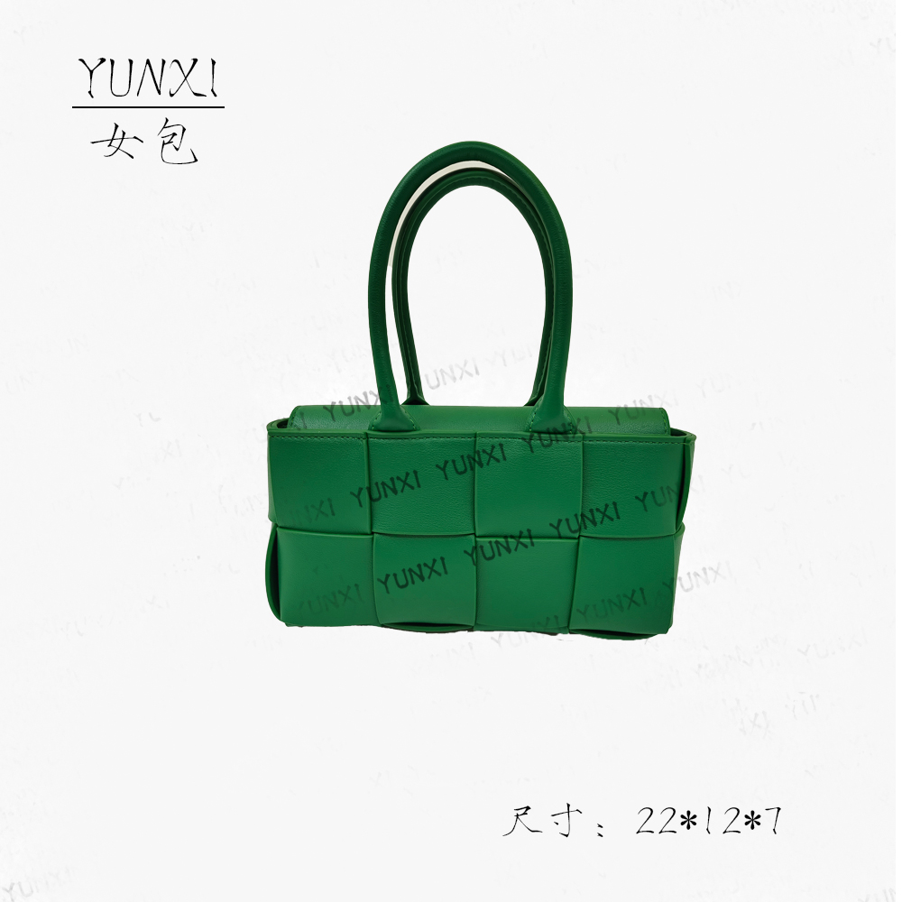 【云溪推荐】MoMo沫沫#5998绿色时尚女士气质斜挎单肩包